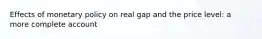 Effects of monetary policy on real gap and the price level: a more complete account