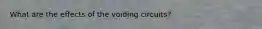 What are the effects of the voiding circuits?