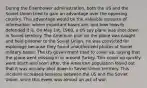 During the Eisenhower administration, both the US and the Soviet Union tried to gain an advantage over the opposing country. This advantage would be the valuable resource of information; where important bases are, and how heavily defended it is. On May 1st, 1960, a US spy plane was shot down in Soviet territory. The American pilot on the plane was caught and held prisoner to the Soviet Union. He was convicted for espionage because they found unauthorized photos of Soviet military bases. The US government tried to cover up, saying that the plane went missing in or around Turkey. This cover up quickly went south and soon after, the American population found out that it was actually shot down in Soviet Union territory. This incident increased tensions between the US and the Soviet Union, since this event was almost an act of war.