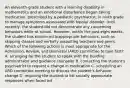 An eleventh-grade student with a learning disability in mathematics and an emotional disturbance began taking medication, prescribed by a pediatric psychiatrist, in ninth grade to manage symptoms associated with bipolar disorder. Until recently, the student did not demonstrate any concerning behaviors while at school. However, within the past eight weeks, the student has evidenced inappropriate behaviors, such as skipping classes and verbally assaulting teachers and peers. Which of the following actions is most appropriate for the Admission, Review, and Dismissal (ARD) committee to take first? A. arranging for the student to speak with the building administrator and guidance counselor B. contacting the student's psychiatrist to request a change in medication C. scheduling an ARD committee meeting to discuss the student's behavior change D. requiring the student to list socially appropriate responses when faced wit