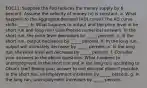 EOC11: Suppose the Fed reduces the money supply by 6 percent. Assume the velocity of money (v) is constant. a. What happens to the aggregate demand (AD) curve? The AD curve shifts _____. b. What happens to output and the price level in he short run and long run? Give Precise numerical answers. In the short run, the price level decreases by _____ percent. c. In the short run, output decreases by _____ percent. d. In the long run, output will ultimately decrease by _____ percent. e. In the long run, the price level will decrease by _____ percent. f. Consider your answers to the above questions. What happens to unemployment in the short run and in the long run, according to Okun's law? Round your answer to one decimal place if possible. In the short run, unemployment increases by _____ percent. g. In the long run, unemployment increases by _____ percent.