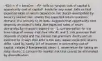 -*E(r) = rf + beta(rm - rf)* -tells us *project cost of capital & opportunity cost of capital* -holds for any asset -tells us that expected rates of return depend on risk (beta) -exemplified by security market line. relates the expected return investors demand of a security to its beta -suggests that opportunity cost depends on project's beta -the expected rates of return demanded by investors depend on : 1. compensation for the time value of money (risk-free rate rf), and 2. risk premium that depends on beta and the market risk premium -faulty and an estimate bc it says that beta is the only reason expected returns differ -used by nearly 3/4 of investors in estimating cost of capital -relates 2 fundamental ideas: 1. more return for taking on risky stocks; 2. concern for market risk that cannot be eliminated by diversification