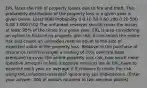 ERL faces the risk of property losses due to fire and theft. The probability distribution of the property loss in a given year is given below. Loss('000) Probability 0 0.10 50 0.60 200 0.20 500 0.08 1,000 0.02 The unfunded reserves should cover the losses at least 95% of the times in a given year. ERL is also considering an option to finance its property loss risk. It can retain the entire risk and create an unfunded reserve equal to the size of expected value of the property loss. Relative to the purchase of insurance (which charges a loading of 20% over the base premium) to cover the entire property loss risk, how much more (positive amount) or less (negative amount) would ERL have to expense each year on average if it chooses to retain the risk using the unfunded reserves? Ignore any tax implications. (Enter your answer '000 of dollars rounded to two decimal places)