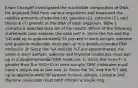 Erwin Chargaff investigated the nucleotide composition of DNA. He analyzed DNA from various organisms and measured the relative amounts of adenine (A), guanine (G), cytosine (C), and thymine (T) present in the DNA of each organism. Table 1 contains a selected data set of his results. Which of the following statements best explains the data set? A- Since the %A and the %G add up to approximately 50 percent in each sample, adenine and guanine molecules must pair up in a double-stranded DNA molecule. B- Since the %A and the %T are approximately the same in each sample, adenine and thymine molecules must pair up in a double-stranded DNA molecule. C- Since the %(A+T) is greater than the %(G+C) in each sample, DNA molecules must have a poly-A tail at one end. D- Since the %C and the %T add up to approximately 50 percent in each sample, cytosine and thymine molecules must both contain a single ring.