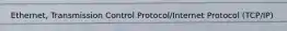 Ethernet, Transmission Control Protocol/Internet Protocol (TCP/IP)