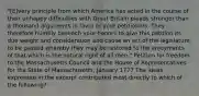 "[E]very principle from which America has acted in the course of their unhappy difficulties with Great Britain pleads stronger than a thousand arguments in favor of your petitioners. They therefore humbly beseech your honors to give this petition its due weight and consideration and cause an act of the legislature to be passed whereby they may be restored to the enjoyments of that which is the natural right of all men." Petition for freedom to the Massachusetts Council and the House of Representatives for the State of Massachusetts, January 1777 The ideas expressed in the excerpt contributed most directly to which of the following?