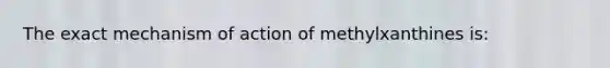 The exact mechanism of action of methylxanthines is: