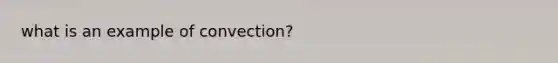 what is an example of convection?