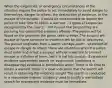 When the exigencies, or emergency circumstances of the situation require the police to act immediately to avoid danger to themselves, danger to others, the destruction of evidence, or the escape of the suspect, it would be unreasonable to require the police to take time to obtain a warrant. - 3 types of exigencies recognized by the courts: - Hot Pursuit The person they are pursuing has committed a serious offense. The person will be found on the premises the police seek to enter. The suspect will escape or harm someone or evidence will be lost or destroyed. The pursuit originates from a lawful vantage point. - Likelihood of escape or danger to others There are situations when the police must enter and arrest a suspect without a warrant to prevent escape or infliction of harm, but it is not hot pursuit - Evanescent evidence warrantless search for evanescent (vanishing or disappearing) evidence is permissible when: There is no time to obtain a warrant There is a clear indication that the search will result in obtaining the evidence sought The search is conducted in a reasonable manner. Exigency used to justify a warrantless search for evanescent evidence must be immediate.