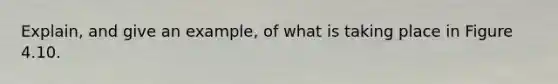 Explain, and give an example, of what is taking place in Figure 4.10.