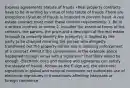 Express agreements Statute of frauds •Real property contracts have to be in writing by virtue of tehs tatute of frauds -There are exceptions •Statute of frauds is intended to prevent fraud -A real estate contract must meet these minium requirements: 1. Be in a written contract or memo 2. Includes the essential terms of the contract- the parties, the price and a descriptin of the real estate (enough to uniquely identify the proeprty); 3. Signed by the party to be charged meaning the person who allegedly transferred out the property intrest and is resisting enforcement of a contract •What if the conversation in the example aboce happened through email with a signature? That likely would be enough -Electronic docs and memos and signatures can satisfy the statute of frauds -Known as the E-sign act, the electronic signatutes in global and national commerce act authorizes use of electronic signatures in transactions affecting interstate or foreign commerce