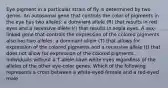 Eye pigment in a particular strain of fly is determined by two genes. An autosomal gene that controls the color of pigments in the eye has two alleles: a dominant allele (R) that results in red eyes and a recessive allele (r) that results in sepia eyes. A sex-linked gene that controls the expression of the colored pigments also has two alleles: a dominant allele (T) that allows for expression of the colored pigments and a recessive allele (t) that does not allow for expression of the colored pigments. Individuals without a T allele have white eyes regardless of the alleles of the other eye-color genes. Which of the following represents a cross between a white-eyed female and a red-eyed male