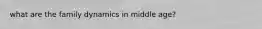 what are the family dynamics in middle age?