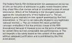 The Federal Family Film Enhancement Act assesses an excise tax of 10% on the price of admission to public movie theaters when they show films that contain actual or simulated scenes of sexual intercourse. Which of the following is the strongest argument against the constitutionality of this federal act? a. The act imposes a prior restraint on free speech protected by the First Amendment. b. The act is not rationally related to any legitimate national interest. c. The act violates the equal protection concepts embodied in the due process clause of the Fifth Amendment because it imposes a tax on the price of admission for certain films but not comparable live performances. d. The act imposes a tax solely based on the content of the speech without adequate justification and is prohibited by the First Amendment.