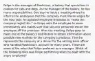 Felipe is the manager of Pawlicious, a bakery that specializes in cookies for cats and dogs. As the manager of the bakery, he has many responsibilities. One day he holds a meeting where he informs the employees that the company must freeze wages for the next year. An agitated employee threatens to "make the company regret this," so Felipe asks the employee to leave immediately and makes sure that security personnel escort the employee off the premises. After the meeting, Felipe goes to meet one of the bakery's distributors to obtain information about possible new markets for the company's products. Then he represents the company at a dinner for the retiring bank officer who handled Pawlicious's account for many years. These are some of the roles that Felipe performs as a manager. Which of the following roles was Felipe performing when he dealt with the angry employee?