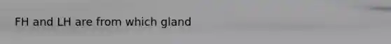 FH and LH are from which gland