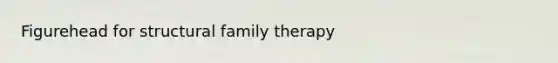 Figurehead for structural family therapy