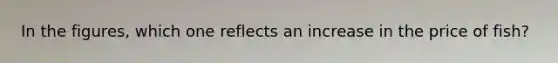 In the figures, which one reflects an increase in the price of fish?