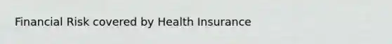 Financial Risk covered by Health Insurance