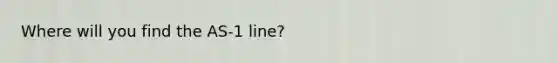 Where will you find the AS-1 line?