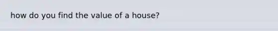 how do you find the value of a house?