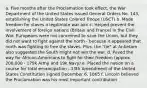 a. Five months after the Proclamation took effect, the War Department of the United States issued General Orders No. 143, establishing the United States Colored Troops (USCT) b. Made freedom for slaves a legitimate war aim c. Helped prevent the involvement of foreign nations (Britain and France) in the Civil War. Europeans were not concerned to save the Union, but they did not want to fight against the north - because it appeared that north was fighting to free the slaves. Plus, the "tie" at Antietam also suggested the South might not win the war. d. Paved the way for African-Americans to ﬁght for their freedom (approx. 200,000 - 179k Army and 19k Navy) e. Placed the nation on a course for total emancipation - 13th Amendment of the United States Constitution signed December 6, 1865 f. Lincoln believed the Proclamation was his most important contribution