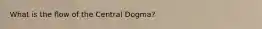 What is the flow of the Central Dogma?