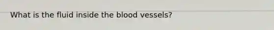 What is the fluid inside <a href='https://www.questionai.com/knowledge/k7oXMfj7lk-the-blood' class='anchor-knowledge'>the blood</a> vessels?