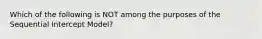 Which of the following is NOT among the purposes of the Sequential Intercept Model?