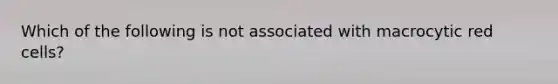 Which of the following is not associated with macrocytic red cells?