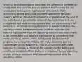 Which of the following best describes the difference between an unadjusted trial balance and an adjusted trial balance? A. An unadjusted trial balance is prepared at the start of the accounting period and is not provided to external decision makers, while an adjusted trial balance is prepared at the end of the period and is provided to external decision makers. B. An unadjusted trial balance is prepared after the post-closing trial balance. C. An unadjusted trial balance is prepared before the adjusting entries have been made, while an adjusted trial balance is prepared after the adjusting entries have been made. D. An unadjusted trial balance is prepared by companies that make adjusting entries, while an adjusted trial balance is prepared by companies that do not make adjusting entries. Explanation: A trial balance is a list of all accounts with their balances to provide a check on the equality of the debits and credits. An unadjusted trial balance is prepared before adjusting entries while an adjusted trial balance is prepared after the adjusting entries.