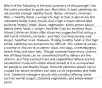 Which of the following is the best summary of the passage? Use the notes provided to guide you. Main Idea: School cafeterias do not provide enough healthy foods. Notes: vitamins, minerals, fiber = healthy foods = longer life high school students are fed unhealthy foods (pizza, french fries) high schools should feed students healthy foods (fruits, vegetables, whole wheat pasta) eating these foods = longer, healthier lives for students High School Cafeterias Study after study has suggested that eating a diet full of vitamins, minerals, and fiber can help people lead longer, healthier lives. However, finding healthy foods in the high school cafeteria can sometimes be difficult. The cafeteria serves a variety of choices to students: pizza, hot dogs, cheeseburgers, french fries, and tater tots. Though students have many choices, few of these foods can be considered healthy. Where are the vitamin- and fiber-packed fruits and vegetables? Where are the sandwiches made with whole wheat bread? If it is so important for people to eat healthy foods, then the cafeteria should set up a salad bar where students can load up on vegetables and fresh fruit. Cafeteria managers should also consider offering items such as low-fat yogurt, steamed vegetables, and whole wheat pasta.