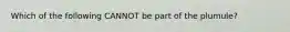 Which of the following CANNOT be part of the plumule?