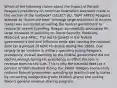 Which of the following claims about the impact of Ronald Reagan's presidency on American federalism was/were made in this section of the textbook? (SELECT ALL THAT APPLY) Reagan's attempt to "starve the best" (through large reductions in income taxes) was successful at leading the federal government to reduce its overall spending. Reagan successfully advocated for large increases in spending on Social Security, Medicare, Medicaid, and AFDC. This led to growth in the federal government's size and influence while also causing the national debt (as a percent of GDP) to double during the 1980s. Due largely to an increase in military spending during Reagan's presidency, overall spending by the federal government did not decline enough during his presidency to offset the loss in revenue from his tax cuts. This is why the national debt (as a percent of GDP) doubled during the 1980s. Reagan successfully reduced federal government spending on grants-in-aid to states by converting categorical grants to block grants and ending Nixon's general revenue sharing program.