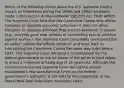 Which of the following claims about the U.S. Supreme Court's impact on federalism during the 1980s and 1990s was/were made in this section of the textbook? (SELECT ALL THAT APPLY) The Supreme Court held that the Commerce Clause only allows Congress to regulate economic activities—it does not allow Congress to regulate activities that are non-economic in nature (e.g., carrying guns near schools or committing acts of violence against women). The Supreme Court completely overturned the so-called "substantial effects doctrine" and went back to interpreting the Commerce Clause the same way it did before 1937. The Supreme Court declared it constitutional for the federal government to use its power of the purse to lead states to enact a minimum drinking age of 21-years-old. Although the conservative-leaning Supreme Court during this period established a few constitutional limits on the federal government's authority, it still left the key ingredients of the liberal New Deal federalism revolution intact.