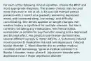 For each of the following clinical vignettes, choose the BEST and most appropriate diagnosis. The answer choices may be used more than once or not at all. A 39-year-old married woman presents with 1 month of a gradually worsening depressed mood, with increased sleep, low energy, and difficulty concentrating. She denies appetite or weight changes. Her medical history is significant for multiple sclerosis, but she is currently not taking any medications. Her mental status examination is notable for psychomotor slowing and a depressed and blunted affect. Her physical examination demonstrates several different sensory & motor deficits. A. Substance-induced mood disorder B. Medication-induced (antidepressant induced) bipolar disorder. C. Mood disorder due to another medical condition (old terminology "general medical condition") D. Bipolar I disorder, manic phase E. Adjustment disorder with depressed mood F. Major depressive disorder