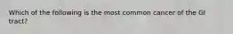 Which of the following is the most common cancer of the GI tract?