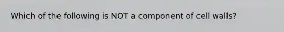 Which of the following is NOT a component of cell walls?