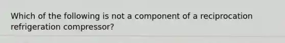 Which of the following is not a component of a reciprocation refrigeration compressor?