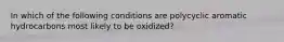 In which of the following conditions are polycyclic aromatic hydrocarbons most likely to be oxidized?