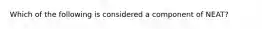 Which of the following is considered a component of NEAT?