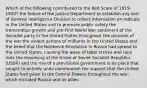 Which of the following contributed to the Red Scare of 1919-1920? the failure of the Justice Department to establish any sort of General Intelligence Division to collect information on radicals in the United States and to promote public safety the tremendous growth and pro-First World War sentiment of the Socialist party in the United States throughout the duration of the war the violent actions of militants in the United States and the belief that the Bolshevik Revolution in Russia had spread to the United States, causing the wave of labor strikes and race riots the dissolving of the Union of Soviet Socialist Republics (USSR) and the rise of a provisional government in its place that sought to entirely undo communism the support that the United States had given to the Central Powers throughout the war, which included Russia and its allies