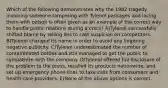 Which of the following demonstrates why the 1982 tragedy involving someone tampering with Tylenol packages and lacing them with poison is often given as an example of the correct way to handle public relations during a crisis? A)Tylenol successfully shifted blame by telling lies to cast suspicion on competitors. B)Tylenol changed its name in order to avoid any lingering negative publicity. C)Tylenol underestimated the number of contaminated bottles and still managed to get the public to sympathize with the company. D)Tylenol offered full disclosure of the problem to the press, recalled its products nationwide, and set up emergency phone lines to take calls from consumers and health care providers. E)None of the above options is correct.