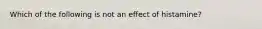 Which of the following is not an effect of histamine?