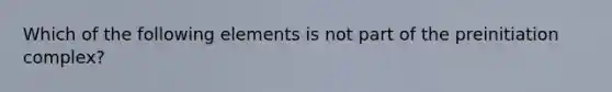 Which of the following elements is not part of the preinitiation complex?