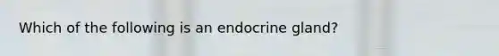 Which of the following is an endocrine gland?