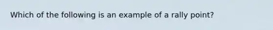 Which of the following is an example of a rally point?