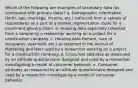 Which of the following are examples of secondary data (as contrasted with primary data)? a. Demographic information (birth, age, marriage, income, etc.) collected from a sample of respondents as a part of a market segmentation study for a prominent grocery chain. b. Housing data especially collected from a sample by a researcher working on a project for a construction company. c. Housing data (tenure, race of occupants, year built, etc.) as reported in the Journal of Marketing and later used by a researcher working on a project for a construction company. d. Consumer attitudes as measured by an attitude questionnaire designed and used by a researcher investigating a model of consumer behavior. e. Consumer attitudes as measured by an attitude questionnaire designed and used by a researcher investigating a model of consumer behavior.