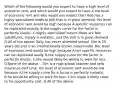 Which of the following would you expect to have a high level of economic​ rent, and which would you expect to have a low level of economic rent and why would you expect​ this? Bob has a highly specialized medical skill that is in great demand. His level of economic rent would be high because A.specific resources can be replicated exactly. B.the supply curve for the factor is perfectly elastic. C.highly specialized means there are few​ substitutes, supply is​ inelastic, and the skill is in great demand. D.All of the above. Sally has never attended school. She is 25 years old and is an internationally known supermodel. Her level of economic rent would be high because A.her specific resources can be replicated easily. B.the supply curve for the factor is perfectly elastic. C.she would likely be willing to work for less. D.None of the above. . Tim is a high school teacher and sells insurance part time. His level of economic rent would be low because A.the supply curve for a factor is perfectly inelastic. B.he would be willing to work for less. C.his wage is likely close to his opportunity cost. D.All of the above.