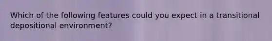Which of the following features could you expect in a transitional depositional environment?